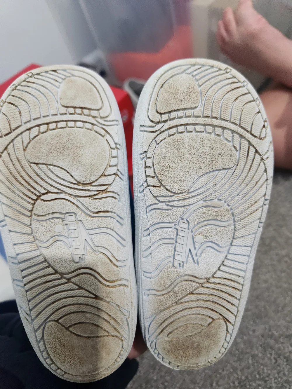 Speedo Kids' Blue Slip-On Swim Shoes Size 7/8